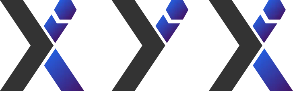 Logo de XYX, agencia de marketing digital y software
