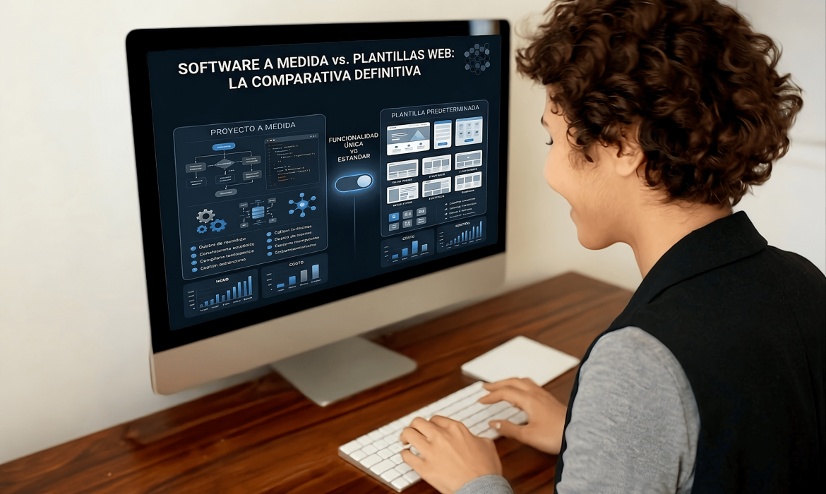 software a la medida vs plantillas web