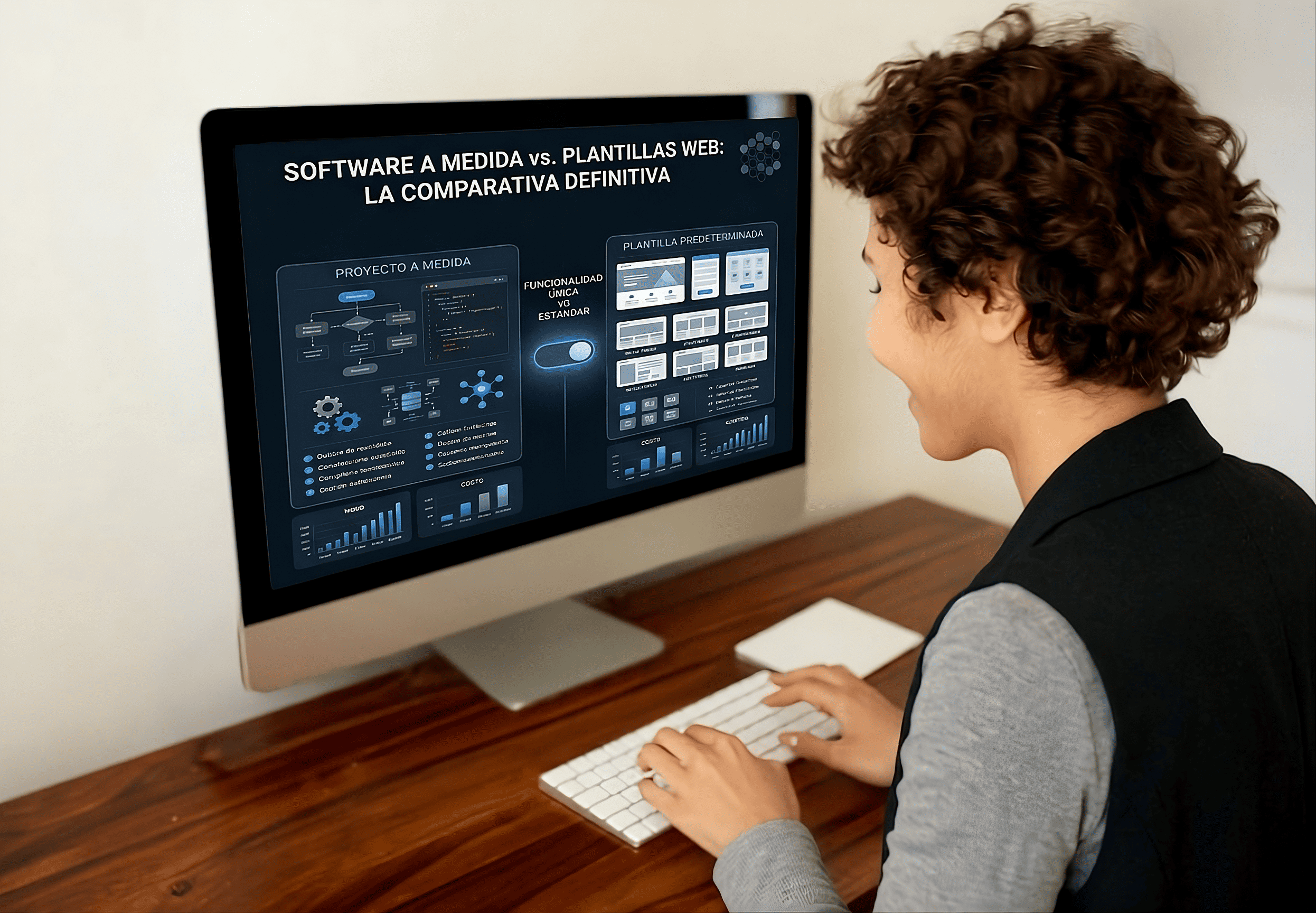 software a la medida vs plantillas web