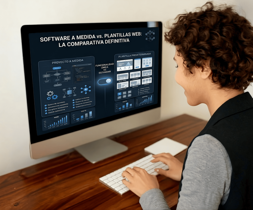 software a la medida vs plantillas web