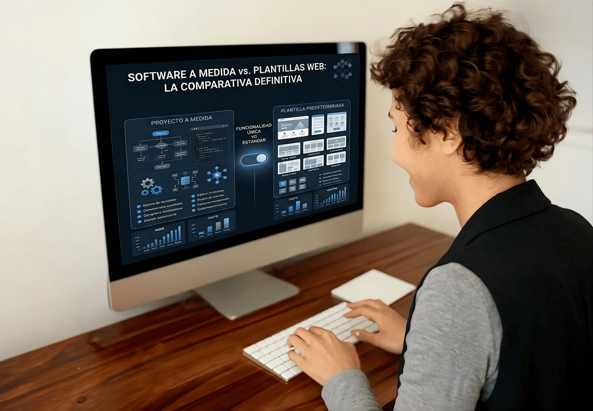 software a la medida vs plantillas web